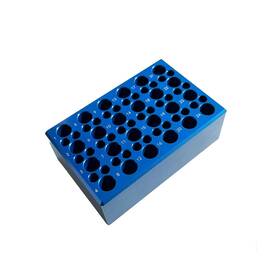 Qjacb2436 Qianjieer Aluminum Pcr Cooler Cooling Block - 24 Well 36 Tube Cool Rack 24-well F