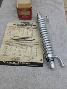 Bh-200 Refriigeration Research Refrigeration Blue Ribbon Heat Exchanger H. P. 2 Bh 200 Bh200