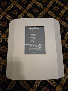 6302 Research Products Aprilaire Zone Control Two Single Stage Heat Pump 2 1 Cool