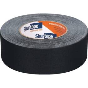 106061 Shurtape Gaffer Tape 50m Black Synthetic Rubber Adhesive
