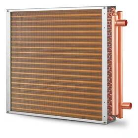 Skyshalo 313042733738 20 X Inch Water To Air Heat Exchanger 3-row 3/8 Copper Ports 242 Fins Fo