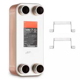 30-plates Skyshalo 726084394995 Heat Exchanger 5 X 12 Inch Brazed Plate 316 L Stainles