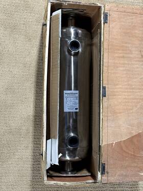 Gk190-c Stainless 316 Steel Shell And Tube Heat Exchanger New