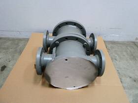 00165500 Standard Xchange Xylem Steel Heat Exchanger Shell 4in X 10in Flanged