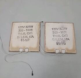 2n-3001806 Star Element Foil 120v 325w Commercial Appliance Heating Set Of 2