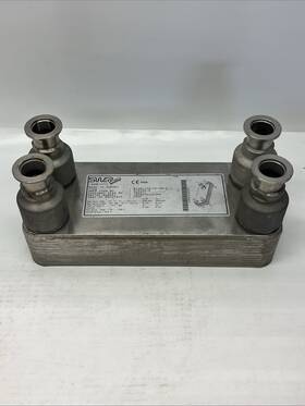 076506.0 Swep Dover 12mtx20/1p-sn-s Plate Heat Exchanger 1 Inch New Read Desc