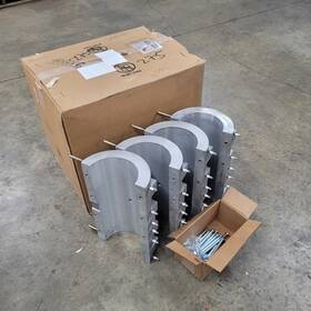 Tempco Cbh10683 Lot Of 4 Cast-in Heater 4675 Watts With Mounting Hardwear - New
