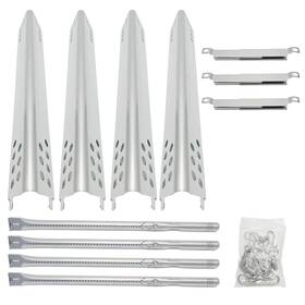 S6015 Tlhshuyu Stainless Steel 4pack 14-3/4 Inch Burner And 16 Heat Plate Replacement Part F