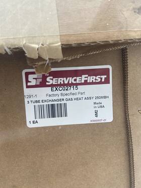 Exc02715 Trane Heat Exchanger