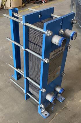 Gcd-016-m-5-nr-77 Tranter Superchanger Heat Exchanger 113.83 Sq. Ft