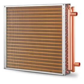 Uimoso C20 20 20 Inch X Heat Exchanger Water To Air 3-row 3/8 Copper Ports 242 Fins