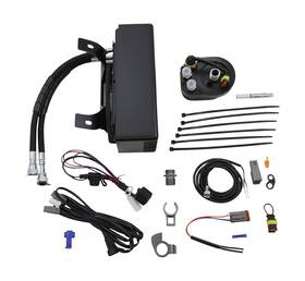 Rf-1f Ultra-cool Ultracool Below Regulator Mounted Oil Cooler Kit - Flat Black