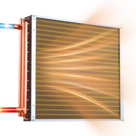Vevor Cpgshrq22incexp9l001 Water To Air Heat Exchanger 22 X In Finned Tube Hvac Coil 190k Btu