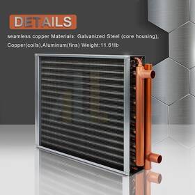 Villdomall Vdm167523 16x18 Water To Air Heat Exchanger Stainless Steel For Outdoor Wood Furnaces