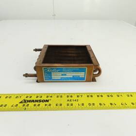 701516 Walter Roller Walterroller 6 Inch X 7 Copper Heat Exchanger Radiator 0.2 Liter