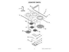 W11101459 Whirlpool 6 Inch Surface Element Electric Replacement Part