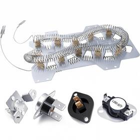 Wb-dve50m7450w Wibefel Dryer Heating Element Replacement Kit For Samsung Dve50m7450w/a3 Dv405etpasu/