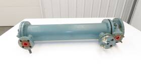 110h Wilhelm Deller Oil Cooler Shell And Tube Heat Exchanger Metric Flange 26 Inch L