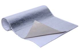 Wisauto 651312507185 Aluminized Heat Shield Thermal Barrier Adhesive Backed Sleeve 24ftftx24ftft