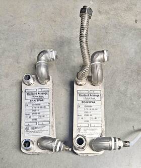 Bpn400-020 Xylem Pair Standard Xchange -xylem- Brazepak Plate Heat Exchanger 435psi