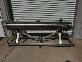 Wcv-20-84aas Yula 2002 Sanitary Heat Exchanger Wcv-20-84aas. 89 Inch Long 12 Diameter