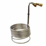 Ny Brew Supply 3/8" X 25' Stainless Steel Wort Chiller W/brass Gh Fittings. Fixed Price $69.49.