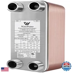 Ab Heat Exchanger 3X8 20 Plates Water To. Fixed Price $188.40.