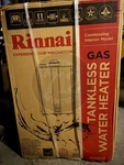 Rinnai RU199IP Tankless Water Heater 199,000 Btu Propane Gas Wifi Ready. Fixed Price $1099.00.