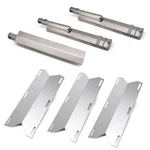 Criditpid 3 Pack Stainless Steel Grill Burner And Heat Plate Kit. Fixed Price $206.99.