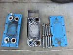 Tranter Super UXP-005-H-6-UI-33 2" Npt 11"X23" Heat Exchanger, Used. Fixed Price $736.95.