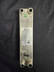 Brazed Plate Heat Exchanger 1" And 3/4" Ports HTG022-22-1.0-H. Fixed Price $125.00.
