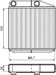 Valeo Interior Heat Exchanger For Fiat Opel Vauxhall Abarth Evo 6448T3. Fixed Price $44.61.