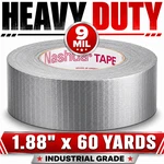Industrial Silver Duct Tape 24 Roll Case Nashua Strong Adhesive 9 Mil. Fixed Price $205.99.
