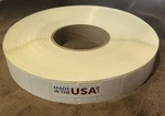 1" X 0.75" Gloss Thermal Transfer Weatherproof 2 Mil Polyester Industrial Label. Fixed Price $42.00.