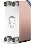 Alorair 60 Plate 5"X12" Brazed Heat EXCHANGER,1-1/4"MPT PORT,316L St.steel. Fixed Price $284.79.