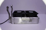 Lytron ES6951G1 Heat Exchanger With Two 24V Fans - Approx. 12" 5.5" 2.5". Fixed Price $100.00.