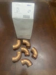 Nibco 907 1-1/2" Dwv Elbow-wrot Copper-c X C--39R494--LOT Of 6. Fixed Price $29.00.