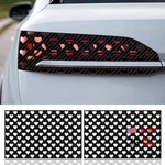 2PCS Rear Tail Light Lamp Stickers - 18.9" 11.8" Waterproof Carbonfiber. Fixed Price $14.03.