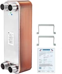 Heat Exchanger 3"X7.5" 40 Plates Brazed 316L 3/4" Mpt. Fixed Price $90.99.