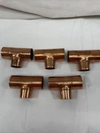 Nibco 611R--1-1/2" X 1-1/4" Nom Copper Reducing Tee-lot Of 5. Fixed Price $54.99.