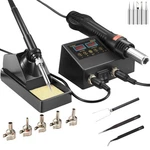 Rework Soldering Station, 2 1 Smd Hot Air And Iro.... Fixed Price $50.73.