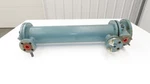 Wilhelm Deller Oil Cooler Shell & Tube Heat Exchanger Metric Flange 26"L. Fixed Price $189.99.
