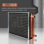 16X18 Water To Air Heat Exchanger Stainless Steel For Outdoor Wood Furnaces. Fixed Price $165.99.