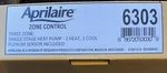 Aprilaire 6303 Single-stage 2 Or 3-ZONE Heat Pump Control Panel. Fixed Price $108.00.