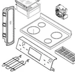 Whirlpool 7406P488-60 Part Number : Elmnt-surf. Fixed Price $145.15.