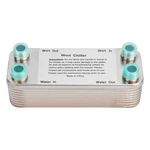 Ferroday 20 Plate Wort Chiller Stainless Steel Brazed Heat Exchanger 1/.... Fixed Price $62.77.