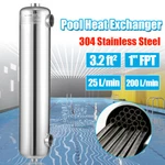 304 Stainless Steel Tube And Shell Heat Exchanger 400KBTU For Spa Use. Fixed Price $173.25.