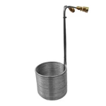 Ny Brew Supply 3/8" X 50' Stainless Wort Chiller W/garden Hose Fittings. Fixed Price $114.99.