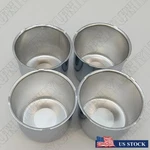 4PC Steel Short Chrome Center Caps Kit For 4.25" Central Bore Trailer Wheel Rims. Fixed Price $44.69.