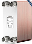 Alorair 5"X12" 80 Plates Heat Exchanger To Water, With 1-1/4" Mpt Port. Fixed Price $455.99.